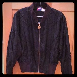 Ladies Golf Jacket by Tail in Black